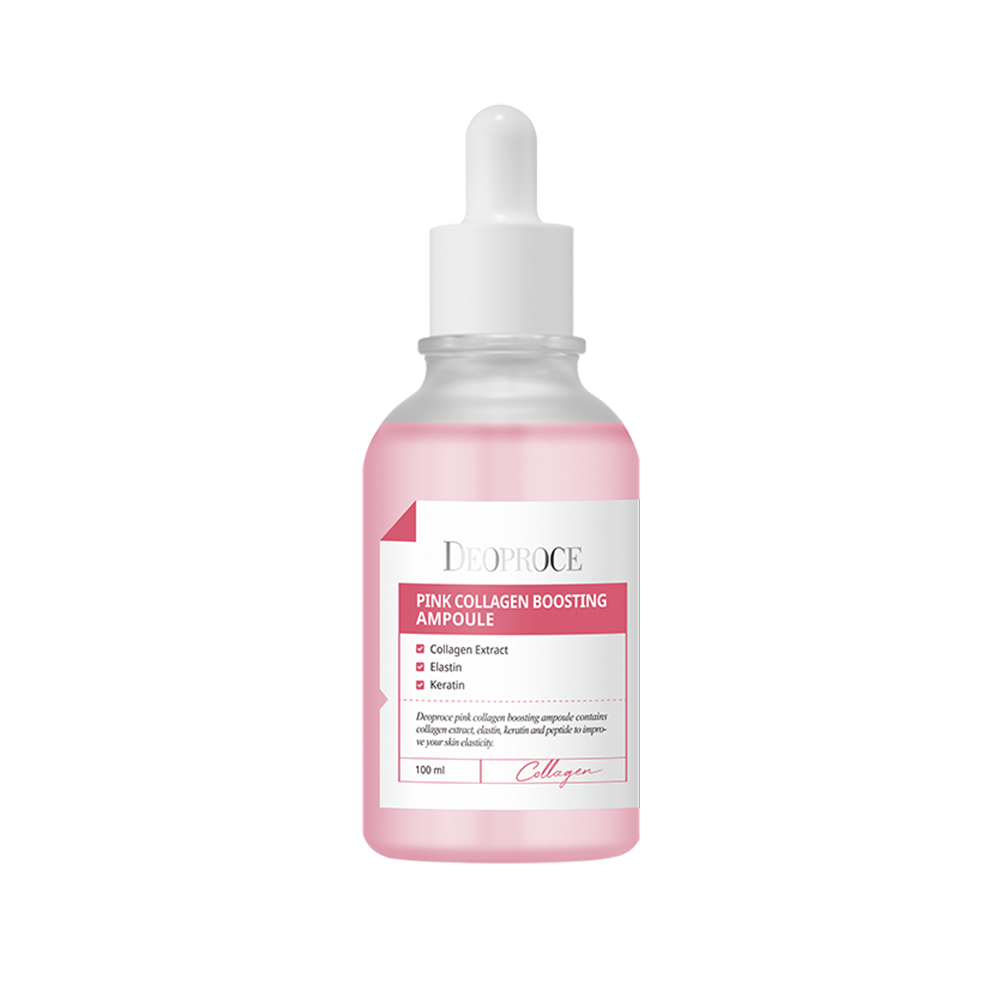 DEOPROCE PINK COLLAGEN BOOSTING COLORFUL AMPOULE